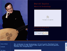 Tablet Screenshot of davidtayler.com